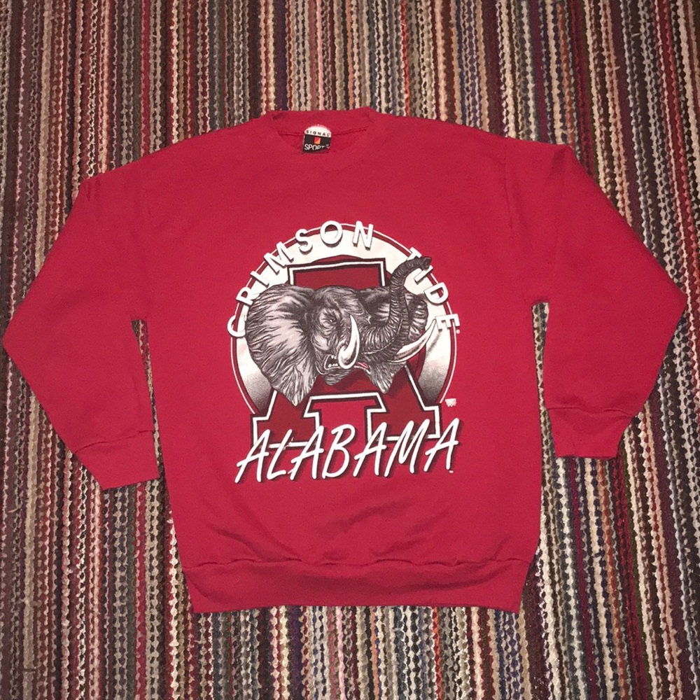 🚨🐘 VINTAGE Alabama Crimson Tide Crewneck 🐘🔥